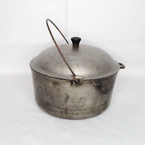 Hammercraft Dutch Oven Stock Pot Hammered Aluminum 6 Qt Lid Handle